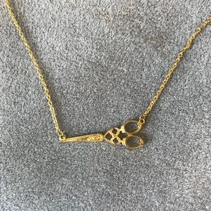 Scissors necklace